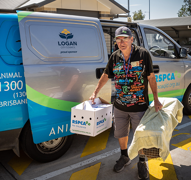 rspca animal ambulance driver volunteer jeff